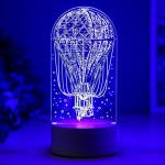 Светильник "Воздушный шар" LED RGB от сети 9,5х9,5х21 см RISALUX