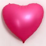 Шар фольгированный 68" Сердце розовое"