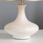 Лампа настольная керамика Е14 40Вт 220В "Орфей" под мрамор 34х22,5х22,5 см RISALUX