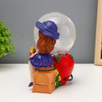 Плазменный шар "Девочка с клубничкой" 14х9х16 см RISALUX
