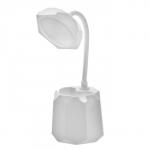 Лампа настольная "Грани" LED 1 режим 4,2Вт USB белый 9х9х32,5 см RISALUX