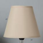 Настольная лампа 16878/1GR+BK E14 40Вт серо-черный 16х16х25 см RISALUX