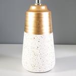 Настольная лампа "Вирсавия" Е14 40Вт бело-золотой 22х22х39 см RISALUX