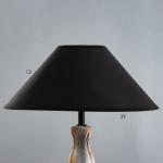 Настольная лампа "Аморета" Е14 40Вт серый 30х30х42см RISALUX