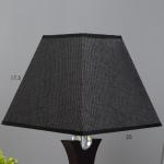 Настольная лампа "Хела" Е27 40Вт черный23х23х40 см RISALUX