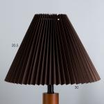 Настольная лампа "Сандр" E27 40Вт коричневый 31х31х45 см RISALUX