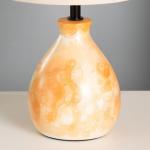 Настольная лампа "Адара" Е14 40Вт оранжевый 20х20х33см RISALUX