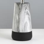 Настольная лампа "Адриен" E14 40Вт серый-черный 23х23х40 см RISALUX