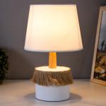 Настольная лампа "Эстен" Е14 40Вт белый 19,5х19,5х32 см RISALUX