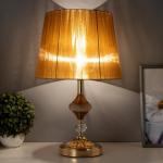 Настольная лампа Аурелия E27 40Вт золото 29х29х49,5 см RISALUX
