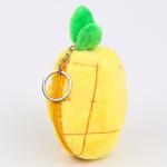 Мягкая игрушка "Зайка-ананас" на брелоке, 11 см