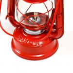 Керосиновая лампа декоративная красный 9,7х12,5х11,5 см RISALUX