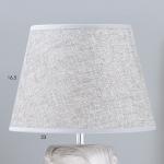 Настольная лампа "Брик" E14 40Вт серый 22,5х22,5х34 см RISALUX