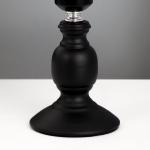 Настольная лампа "Элейна" Е27 40Вт чёрный 14,5х14,5х32 см RISALUX