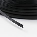 Ротанг искусственный 6 мм 100 м волна (черный)