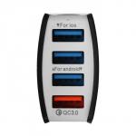 Автомобильное зарядное устройство FENOX 12-23 В, 4 USB х 5,5 А, FAE200102