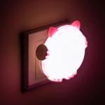 Ночник "Медвежонок" LED 1Вт розовый 8х6х9 см RISALUX