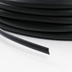 Ротанг искусственный гладкий 8 мм 100 м полумесяц (черный)