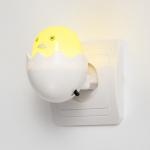 Ночник LED "Цыплёнок в яйце" 6,5х6х6 см RISALUX