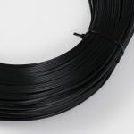 Ротанг искусственный гладкий 7 мм 100 м полутрубка (черный)