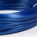 Ротанг искусственный 6 мм 100 м волна (синий металик)