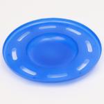 Летающая тарелка "Фигурная" темно-синий 20 см