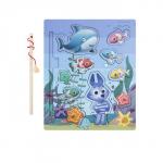 Игра-рыбалка Цветняшки "Подводный мир" 10 персонажей, поймай героев удочкой