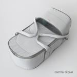 Люлька-переноска для новорожденных  «Ассорти», цвет светло-серый
