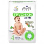 Подгузники-трусики для детей Bella baby Happy, размер Maxi (по 12 шт.)