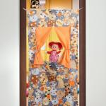 Ширма для кукольного театра «Котики», текстиль, р-р: 120*60 см