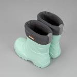 Nordman Kids Сапоги из ЭВА, утепленные, с манжетой из вельвета, Подростковые, цвет Мятный