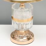 Настольная лампа с подсветкой "Джина" Е27 40Вт золото 25х25х45 см