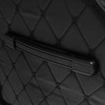 Органайзер кофр в багажник автомобиля HT-093, саквояж 36*32*29 см, экокожа, черный