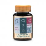 L-Карнитин + зеленый чай - Нормализация веса - для похудения и повышения энергии - 60 капсул ClamPharm