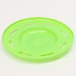 Летающая тарелка «Фигурная» светло-зелёный, 20 см