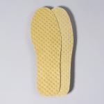 Стельки для обуви, универсальные, р-р RU до 44 (р-р Пр-ля до 44), 28 см, пара, цвет жёлтый