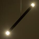 Светильник подвесной "Балансия" LED 6Вт 4000К черный 3х3х40-140см