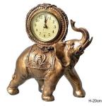 Часы статуэтка Слон 20 см / 321A /36/