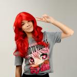 Карнавальный парик «Аниме» огненно-рыжий