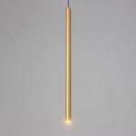 Светильник подвесной"Аламо" LED 5Вт 4000К золото 2,5х2,5х60-160см
