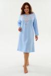 Женская ночная сорочка 21595 "Н" (Голубой)