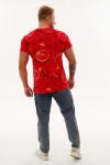 Мужская футболка 001 "Н" (Красный)