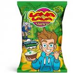 Картофель хрустящий "Lava Lava" со вкусом сметаны "СМЕТАНА-ЗЕЛЕНЬ" 50гр
