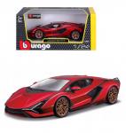 BBurago. Модель "Lamborghini Sian FKP 37" 1:24 красная арт.18-21099