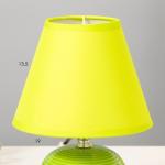 Настольная лампа "Саленто" Е14 40Вт зеленый 17х17х23 см RISALUX