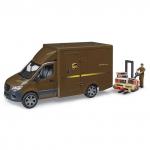 Bruder 02678 "Фургон Mercedes-Benz Sprinter UPS с погрузочным оборудованием с фигуркой /2