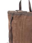 Рюкзак жен иск/кожа+нат/замша BТ-S 0686,  1отд+карм/перег,  коричневый 258524