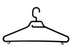 Вешалка-плечики "Rambai" 52-54 для легкой одежды (черный)