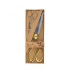 Maxwell Vintage набор подарочный из 2 ножниц: портновские 200мм + цапельки 90мм золото арт.111565