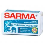 Мыло хозяйственное САРМА 140гр с антибактериальным эффектом